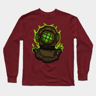 Radioactive diver helmet Long Sleeve T-Shirt